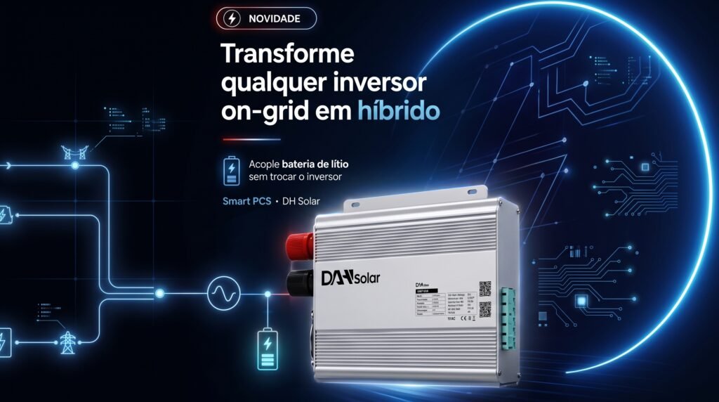 Como ter baterias na sua energia solar sem trocar de inversor?